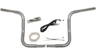 Fat Baggers 1-1/4" Ez Install Round Top Handlebar Kit 12" Chrome Harley 909512 New. Price: $259.99.