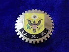Metal United States Eagle Usa Grille Badge Bumper Topper Sign Emblem Used. Price: $35.00.