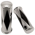 V-factor Chrome Diamond Rail Handlebar Grips 42029 New. Price: $20.12.