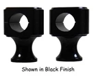 Black Custom 2" Short Risers For Harley Bobber 1" Handlebars New. Price: $72.95.