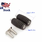 Fxcnc Motorcycle Silver Rubber Aluminum Footrests Footpeg Pedal Rearsets New. Price: $12.28.