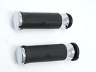 Harley Davidson Contoured Chrome & Rubber Custom Hand Grips 2008-UP Fly By Wire Used. Price: $79.90.