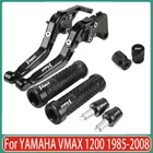 4PCS For Yamaha Vmax 1200 1985-2008 Black Brake Clutch Levers Grips Handle Sets New. Price: $52.91.