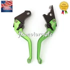 For Kawasaki Ninja Z125 2015-2023 Fxcnc Brake Clutch Levers Short Adjust Green New. Price: $34.79.