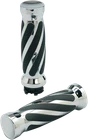 Pro-one Perf.mfg. Grips Twisted Rubber Tbw Chrome 490011 New. Price: $153.09.