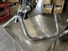 03 Harley Softail Heritage Flstc 1" Chubby Chrome Handlebars 36X12X8 L,w, Pullb Used. Price: $74.00.