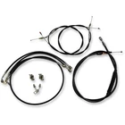 Std Blk Vinyl Braided Cable/brake Line Kit For 18"-20" Ape Hangers LA-8150KT-19B New. Price: $164.74.