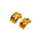 Gold Clutch Brake Handlebar Clamp Lever Bracket For Harley Street Road Glide Flh New. Price: $29.95.