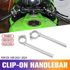 Left & Right Clip Ons Handlebars Kawasaki Ninja ZX-10R ZX10R 2021-2025 New. Price: $73.99.