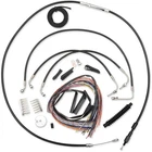 Black Vinyl Braided Cable/brake Line Kit For 12"-14" Ape Hangers LA-8012KT2-13B New. Price: $279.99.