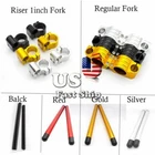 Regular/riser 31-54MM Fork Replacement Clip On Handlebar Tube Clamp Us Fxcnc New. Price: $23.52.
