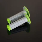 Renthal G191 Mx Handlebar Grips - Dual Compound, Half Waffle, Grey / Green New. Price: $30.10.