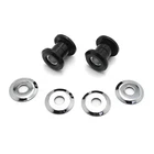 Black Polyurethane Handlebar Riser Bushing Kit For Harley Touring 83-21 Softail New. Price: $13.00.