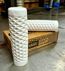 Vans White Cult 1" Grips Harley Dyna Softail Sportster Chopper Bobber Odi Rubber New. Price: $19.95.