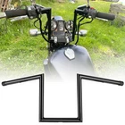 Motorcycle 10" Rise Z-bar 1" Ape Hanger Handlebar For Honda Shadow VT500C VT750C New. Price: $68.51.
