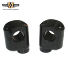 Custom Offset 1.25" Handlebar Risers Fit For Harley Davidson Big Twin Black New. Price: $69.99.