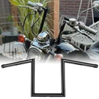 10" Rise 1" Z-bar Ape Hanger Handlebar Black For Honda Shadow Vt 500 700 750 800 New. Price: $68.28.