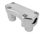 Bikers Choice Chrome 1/2 In. Harley-davidson Fat Risers W/top Clamp 405179 New. Price: $111.11.