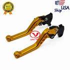 For Yamaha R6S Canada Version 2006 Cnc Clutch Brake Lever Hand Gold Shorty Pair New. Price: $20.46.