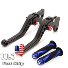 Fit GSXR600 2006-2010 2009 2008 Black Short Brake Clutch Lever+blue Grips New. Price: $42.98.