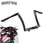 12" High 1.5" Fat Black Bagger Pre-wired Handlebar For Harley Road Glide 15-23 New. Price: $223.12.