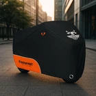 Motorcycle Cover Waterproof Outdoor Storage With Lock-holes, Zipper New. Price: $29.99.