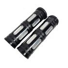 Black 08-25 Harley-davidson Dyna Softail Touring Edge Cut Hand Grips -multi-fit Used. Price: $37.95.