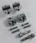Harley Softail Fat Boy Chrome Handlebar Risers/tops Clamp Set 56887-07 56889-07 Used. Price: $106.88.