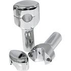 Choppers Chrome Smooth Risers For 1-1/4" Handlebars LA-7406-04 New. Price: $237.24.