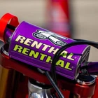 Renthal Handle Bar Pad Mx Atv 1-1/8 Fat Retro Purple Yellow Limited P333 New. Price: $42.95.