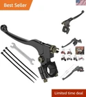 Universal Aluminum 7/8" Left Clutch Lever - Polished Black Finish For Mini Bikes New. Price: $23.99.