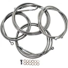 La Choppers Stainless Braided Handlebar Cable/brake Line Kit For 12-14" New. Price: $289.99.
