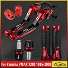 4PCS Cnc Handle Grips Cap Brake Clutch Levers For Yamaha Vmax 1200 1985-2008 New. Price: $54.27.