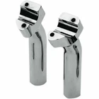Drag Specialites Chrome 5.5" Buffalo Risers 1" Pullback For Most Harley Models New. Price: $180.19.