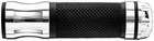 Bikemaster Grips With Revolver Bar End - 7/8IN. 135MM Silver Motorcycle New. Price: $22.40.