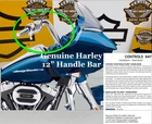 Oem 15-24 Harley 11" Tall Boy Mini Apes Road Glide 1.25" Chrome Fat Handlebars New. Price: $59.94.