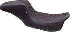 Mustang Squareback Seat Double Diamond Red Stitch #75299AB Harley Davidson New. Price: $535.00.