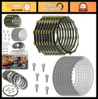 Clutch Kit Friction Steel Plates For Harley Touring Softail Dyna Twin Cam New. Price: $91.99.