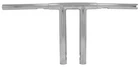 New Chubbys 10' Rise Club Style Flatline Chrome Handlebars For Harley Davidson. Price: $329.59.