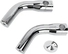 Accutronix 6" Pullback Smooth Chrome Risers For 1" Bars (HRP1356-C) New. Price: $320.30.