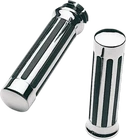 Pro-one Perf.mfg. Custom Chrome Rail Style Rubber Grips 802450 New. Price: $72.55.