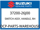 Suzuki Oem Part 37200-26J00 Switch Assy, Handle, Rh New. Price: $166.75.