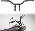 Handlebar 10IN Steel Gloss Black Harley Sportster Dyna Softail 1996-24 Usa New. Price: $186.01.