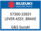 Suzuki Oem Part 57300-33E01 Lever Assy, Front Brake New. Price: $51.33.