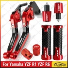 For Yamaha Yzf R1 R6 Motorcycle Handle Grips End Cap Brake Clutch Levers Us New. Price: $54.27.