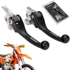 Foldable Clutch & Front Brake Lever Factory Set For Ktm Husqvarna Black New. Price: $69.49.