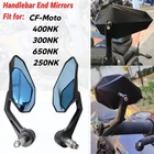 Anodised Aluminum Oval Handlebar Side Mirrors For Cfmoto 300NK 400NK 650NK 800NK New. Price: $34.00.