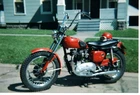 Mcm Nos 14 Inch Ape Hanger Handlebars Bsa Triumph Harley Chopper Bates Flanders Used. Price: $494.10.