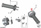 Genuine Bmw Motorrad Heated Throttle Grip Right K52 K46 S1000RR R1200RT New. Price: $339.08.
