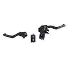 Black Easy Pull Clutch Brake Levers For Harley 96-17 Dyna Fxdc Fxdb Fxdf Fxdwg New. Price: $99.95.